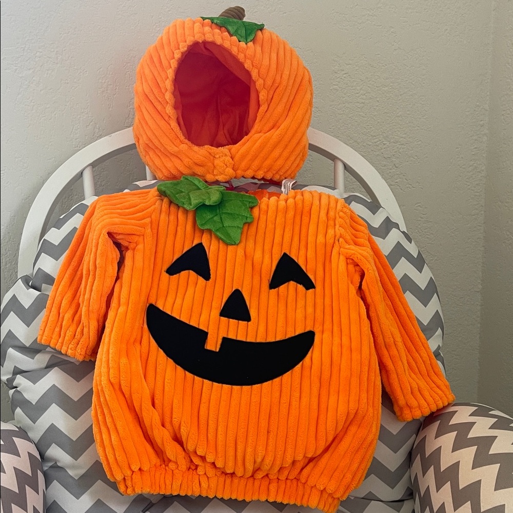Pumpkin Halloween Costume for Kids - Orange and Black